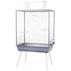 Zolux NEOLIFE 80 XL Vogelkäfig grau, Gehege