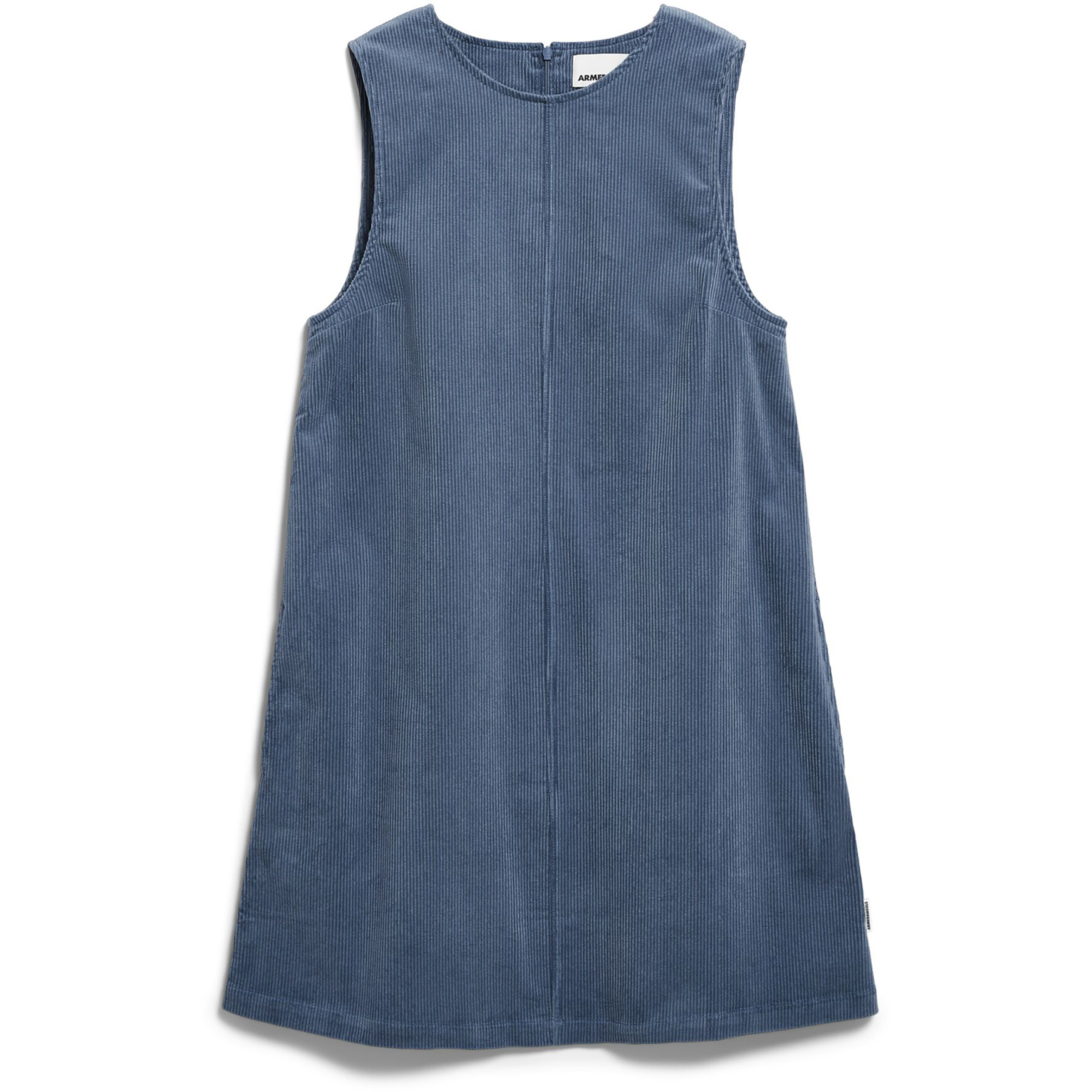 Armedangels Corduroy R-Neck Mini Kleid Damen Kleider blau Größe L Lifestyle Elastisch