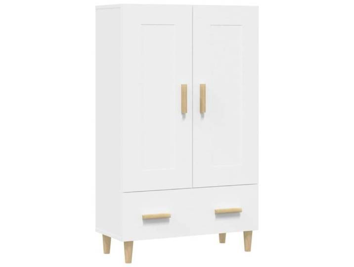 Buffet haut - DILWE - 70x31x115 cm - Bois d'ingénierie - 2 portes - Style scandinave