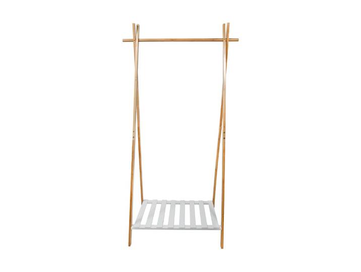 Garderobenständer MSV Cappa , beige (natur, weiß), B:64cm H:160,5cm T:44cm, MDF, Garderobenständer, Garderobenständer