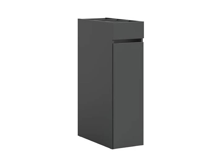xonox.home – Anstellregal Free 29x101x60 cm in anthrazit Nachbildung – Offenes Regalmodul zur Kombination mit Schränken – Praktische Erweiterung für Bad & Hauswirtschaftsraum – flexibel einsetzbar