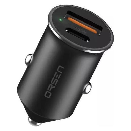 Orsen C8 45W Mini Car Charger juodas (T-MLX52631)