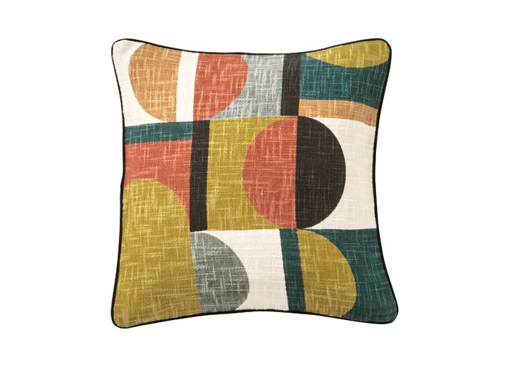 Coussin imprimé géométrique - Blancheporte