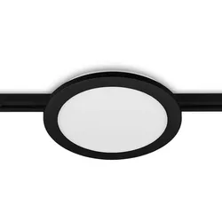 Trio Deckenleuchte Camillus Kunststoff Schwarz 26 cm