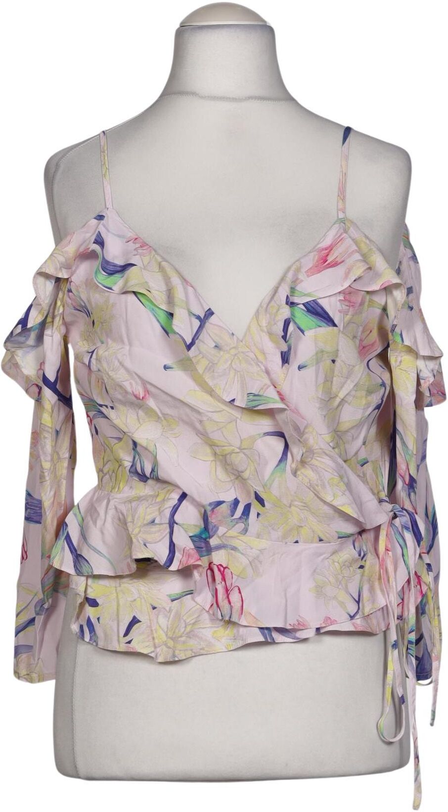 American Vintage Damen Bluse, Mehrfarbig, Gr. M, Seide - Second Hand