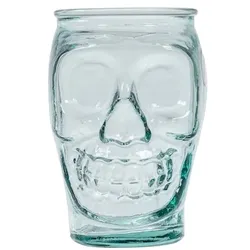 Recyceltes Glas Becher Schädel 45 cl