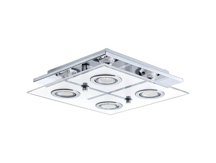 Eglo Deckenlampe Cabo Grau Edelstahl 29 cm 7 cm - Farbe: chrom