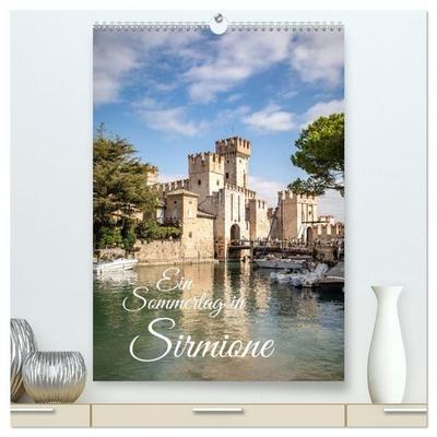 Ein Sommertag in Sirmione (hochwertiger Premium Wandkalender 2027 DIN A2 hoch), Kunstdruck in Hochglanz