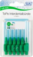 TEPE Interdentalbürste 0,8mm grün 6 St