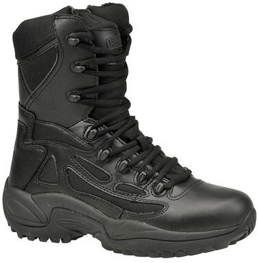 "Reebok Work RAPID RESPONSE 8"" - Mens 11.5 Black Boot Medium"