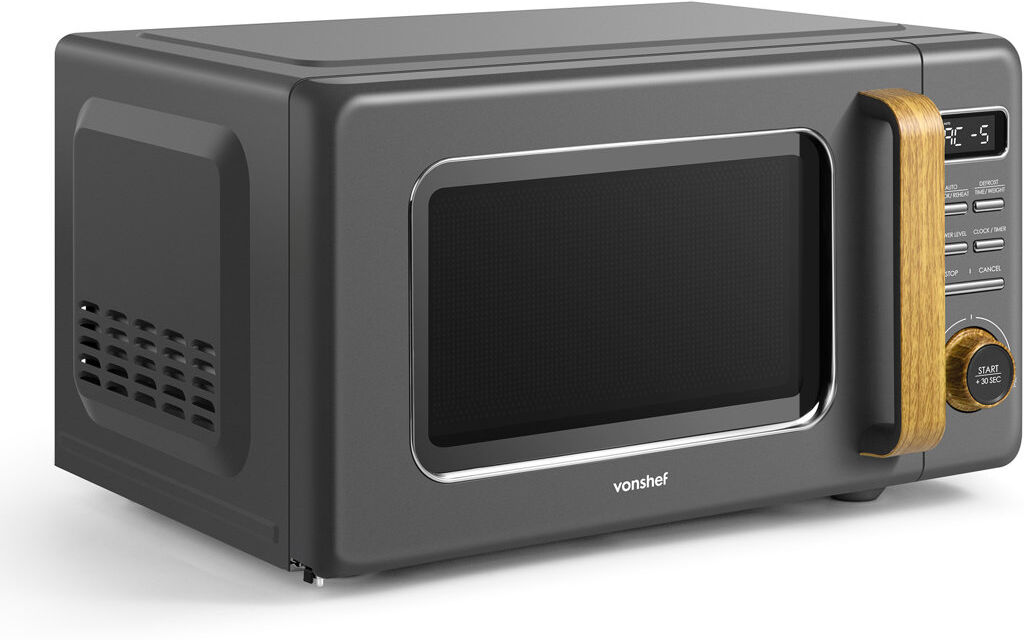 VonShef Fika 48.2 cm Wide 23 L Countertop with Sensor Cooking Grey 27.3cm H X 48.2cm W X 33.8cm D