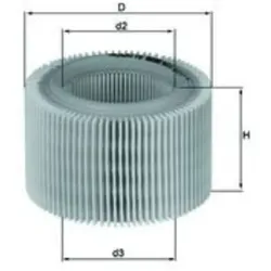 Luftfilter MAHLE LX 718 für BMW R 850 1200