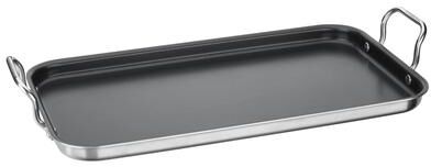 "Cuisinart Multiclad Pro Tri-Ply Stainless Cookware 10"" x 18"" Non-Stick Double Burner Griddle - 10x18"
