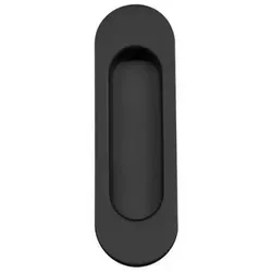 Naturel FT3665 Muschel oval schwarz matt 125x40x13 FT3665ACBS
