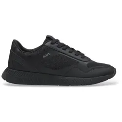 BOSS für Herren. 50568928 Titanium Sneakers schwarz (44), Wohnung, Reißverschluss, Lässig