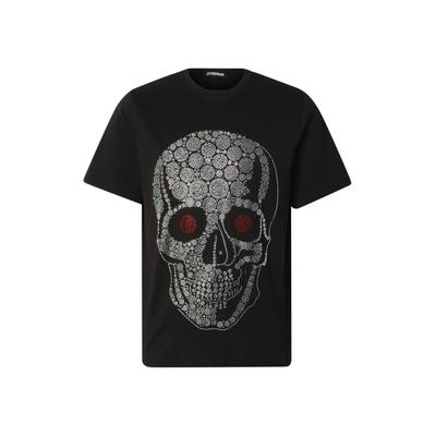 T-Shirt 2Y PREMIUM "2Y Premium Oblivion Slim Fit Tee", Herren, Gr. S, schwarz, 100% Baumwolle, bedruckt, slim fit, Rundhals, Shirts T-Shirt