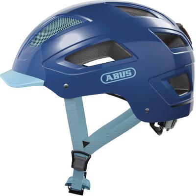 Fahrradhelm ABUS "HYBAN 2.0" Gr. M, blau (core blau), Helme, M Kopfumfang: 52cm - 58cm