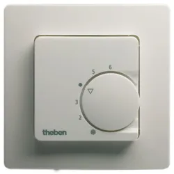 Theben 7410131 UP-Raum-Thermostate, weiß, mit Rahmen RAMSES 741 RA