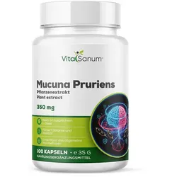 VitaSanum® - Mucuna Pruriens (L-Dopa) 350 mg – 1 Kapsel Tagesportion