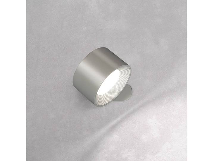FH Lighting Wandlampe Magnetic, dimmbar, alu / grau / zink, für Wohn- / Esszimmer, Kunststoff, Modern, LED Wandleuchte, Wandlampe Innen