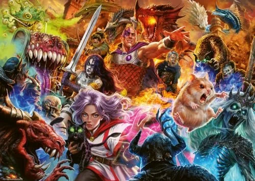 Ravensburger Puzzle D&D - Critical Encounters (1000 Teile)