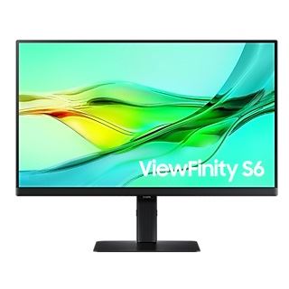 24" (60,96cm) Samsung ViewFinity S6 S60UD schwarz 2560x1440 1xUSB-Typ-C / 1xDisplayPort 1.4 / 1x DisplayPort-Out 1.4 / 1x HDMI 2.0