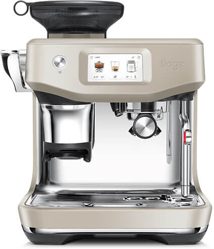 Sage The Barista Touch Impress Coffee Machine Almond Nougat  With FREE Gift