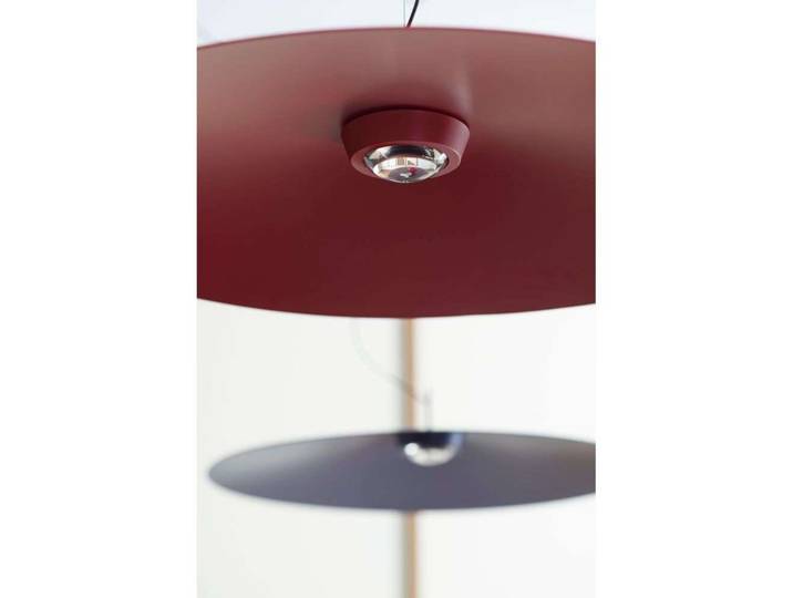 Koinè Pendelleuchte 2700K Ø55 Red - Luceplan - Wohnzimmer - Aluminium