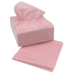 Einwegtuch Wipe Away Cotonette rot 38x60cm 50 Stück Universelle Reinigungstücher farbcodiert, HACCP-geprüft