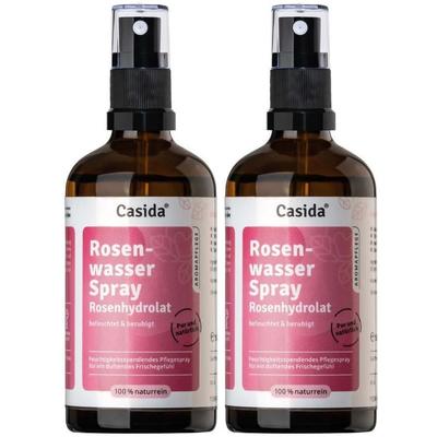 Rosenwasser Spray Rosenhydrolat Bio 2x 2x100 ml
