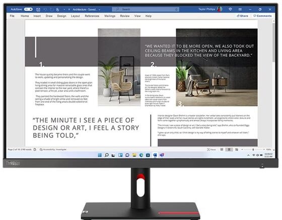 Lenovo ThinkVision S27i-30 27" Monitor Storm Grey