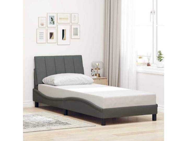 YNGBHFNOP Massives Kiefernholz Modernes Design Bettgestell Weiß 90x190 cm Bettgestell Rahmen Weiß 90x190 cm Massives Kiefernholz Holz Lattenrost Stabil Modern Einzelbett