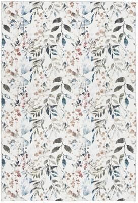 Nourison Washables Indoor Multicolored Floral Area Rug