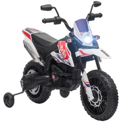 AIYAPLAY Kinder Elektro-Motorrad, 12V Kindermotorrad mit Musik, 6 km/h Kinderfahrzeug