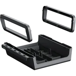 Fellowes MONITOR ACC STAND BREYTA/BLACK 100016560, Monitor Erhöhung, Grau, Schwarz