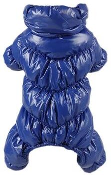 Uplift Essentials Winter Warm Sphynx Cat Jumpsuit blue 2xl