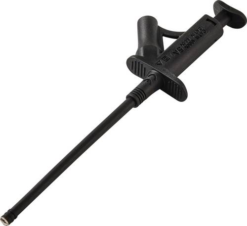 VOLTCRAFT MSK-120sw Sicherheits-Klemmprüfspitze CAT IV 600 V, CAT III 1000V Schwarz