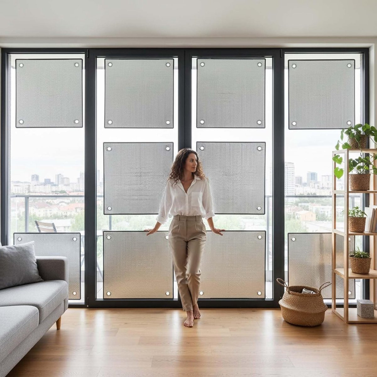 Raamisolatiefolie met aluminiumlaag voor warmtewerende energiebesparing en reflectie