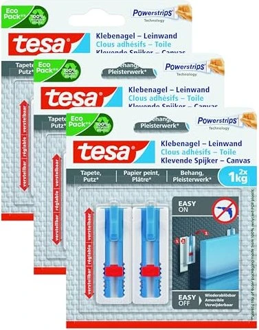 Tesa Klebenagel Leinwand für Tapeten & Putz (1kg)