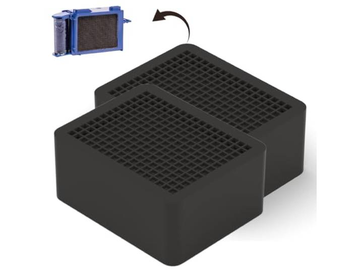 Actief Koolstoffilter geschikt voor Geberit DuoFresh en DuoFix (2-pack) – WC Filter Type 3 – Geberit duofresh filter - Verwijdert Geurtjes – Kokosnoot Granulaat – Geberit duofresh sticks