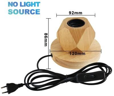 Uplift Picks Modern Wooden E27 Table Lamp Creates Warm Retro Ambiance For Homes b