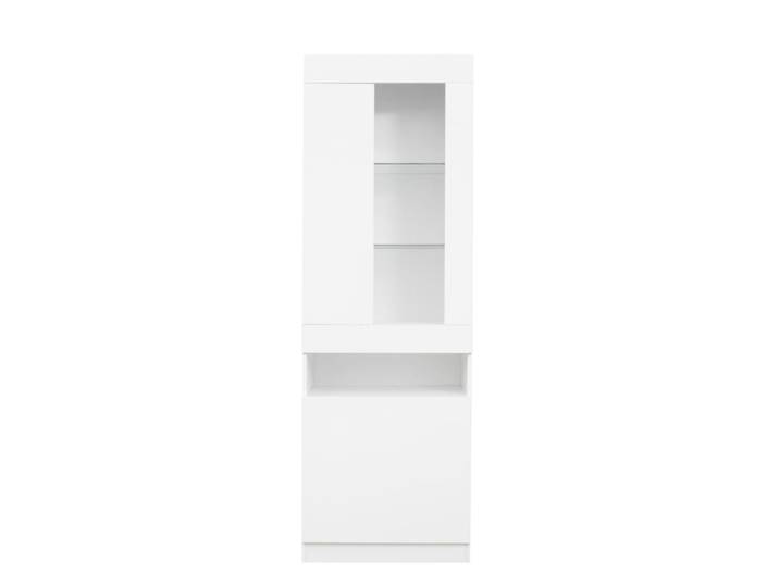 Vitrine en panneaux de particules avec led blanc 50x40x180 cm