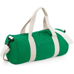 BagBase Runde Sporttasche Sport- und Reisetasche BG140 kelly green/off white 50 x 25 x 25 cm