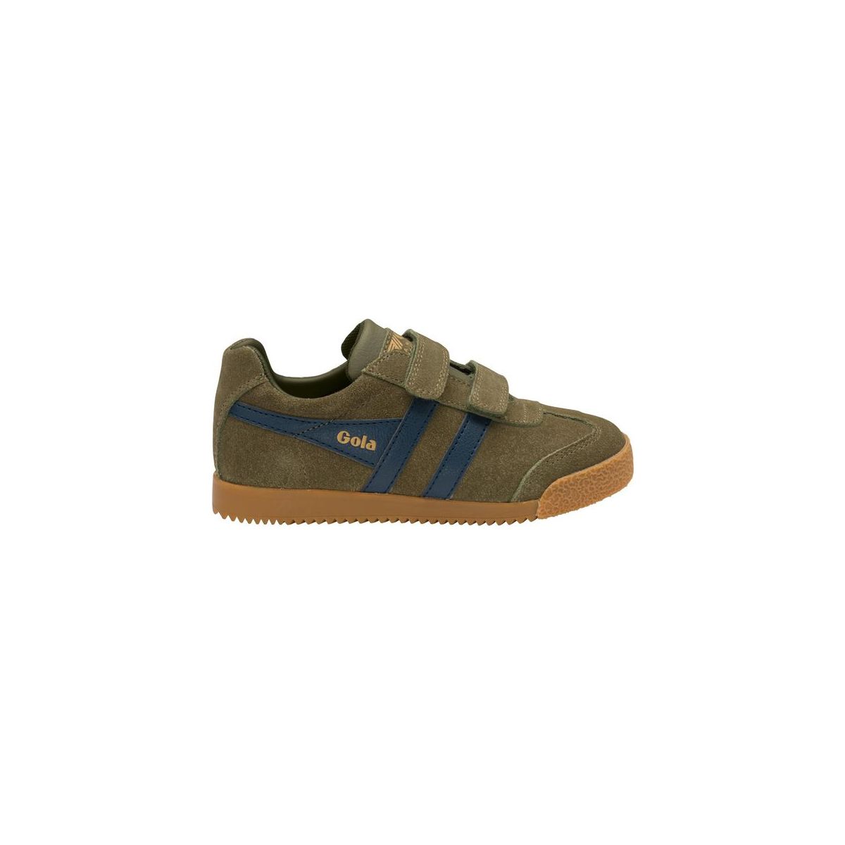 Gola Harrier Strap Sneaker Kids khaki/navy (HN) 11K CKA192-HN-11K-khakinavy