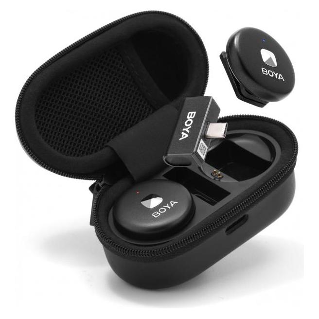 Boya Omic-D - Black - Dual-channel wireless mic for iOS (9490FOC)