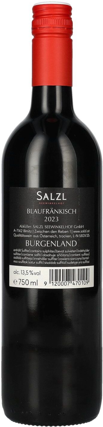 Salzl Seewinkelhof Salzl Blaufränkisch 2023 13,5% Vol. 0,75l