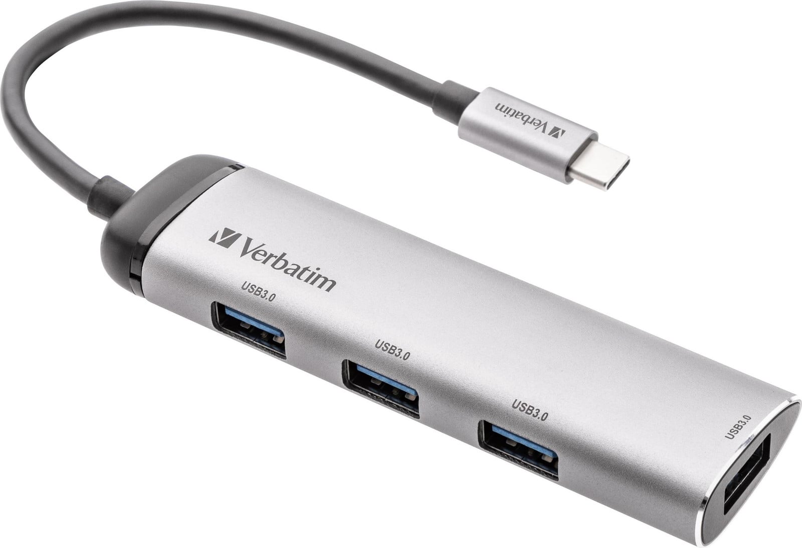 Verbatim 49147 USB-C Multiport Hub met vier USB 3.2 Gen 1 poorten