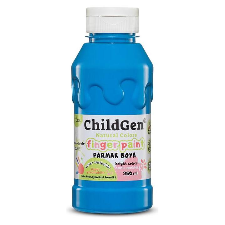 ChildGen Super waschbare Fingerfarbe blau (350 ml) (59176591)