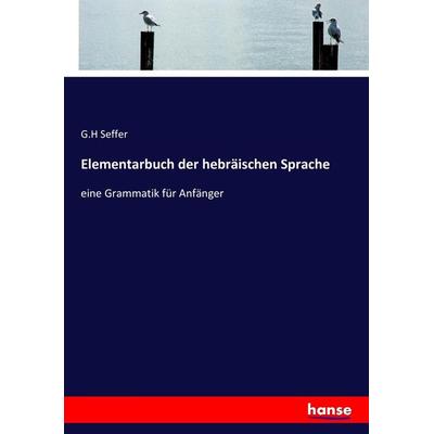 Elementarbuch der hebräischen Sprache, Taschenbuch von G. H. Seffer, Hansebooks, 978-3-7434-8348-4