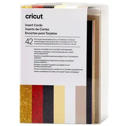 Cricut Einlegekarten, Glitz and Glam Sampler – R10, farbsortiert